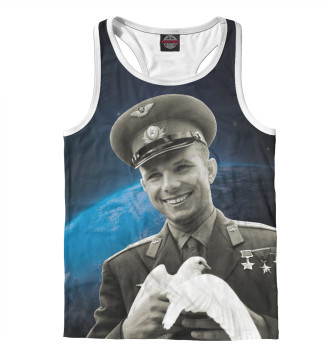 Мужская Борцовка Гагарин с голубем мира