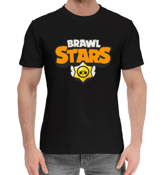 Мужская Хлопковая футболка Brawl Stars