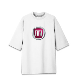 Женская Хлопковая футболка оверсайз FIAT