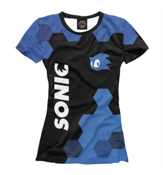 Женская Футболка Соник / Sonic
