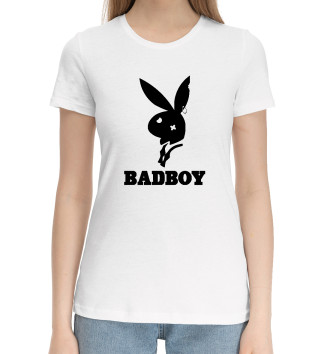 Женская Хлопковая футболка BADBOY