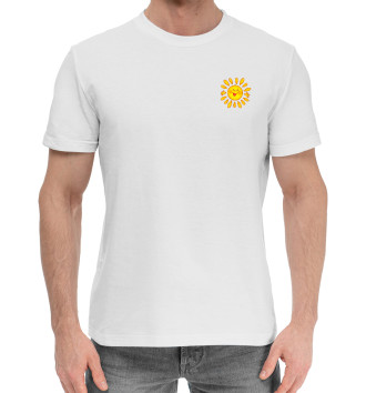 Мужская Хлопковая футболка Маленькое солнышко