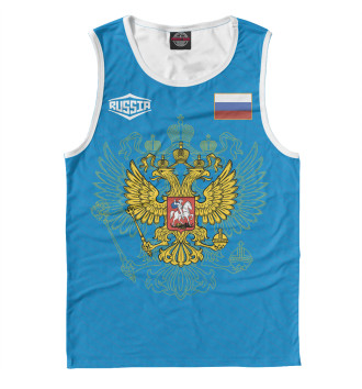 Майка для мальчиков Россия | Герб и Флаг