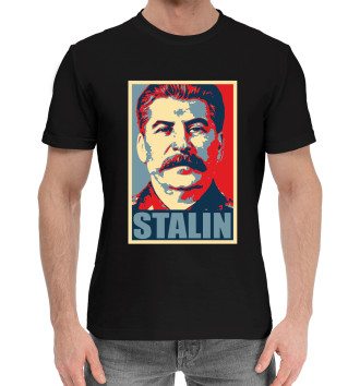 Мужская Хлопковая футболка Stalin