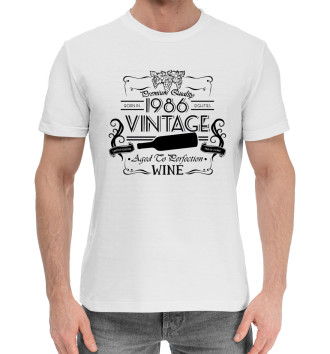 Мужская Хлопковая футболка Vintage