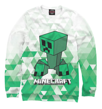 Мужской Свитшот Minecraft Creeper Logo