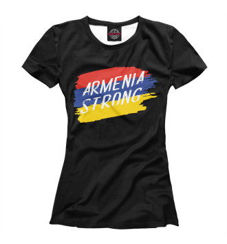 Женская Футболка Сильная Армения