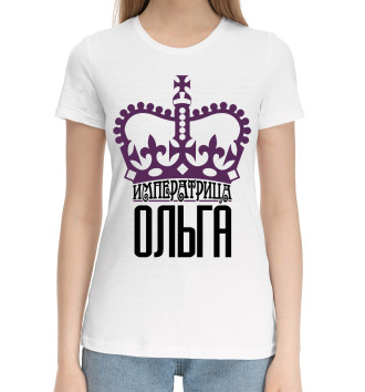 Женская Хлопковая футболка Императрица Ольга