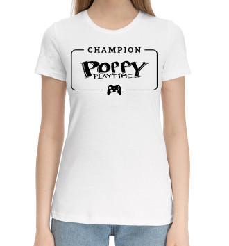 Женская Хлопковая футболка Poppy Playtime Game controller