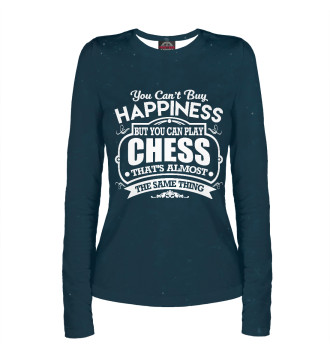 Женский Лонгслив You happiness Chess