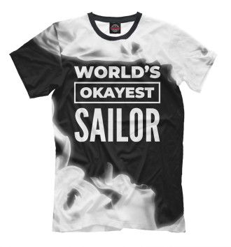 Мужская Футболка World's okayest Sailor
