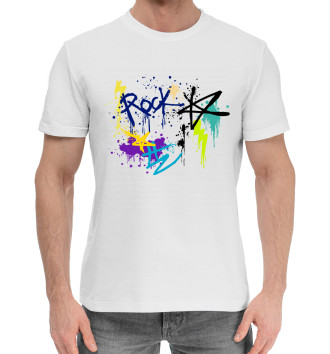 Мужская Хлопковая футболка Граффити