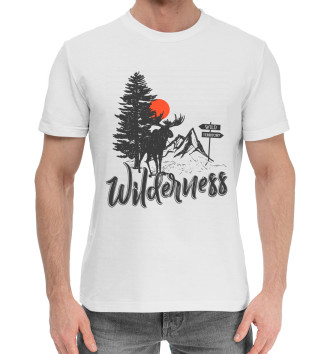 Мужская Хлопковая футболка Wilderness
