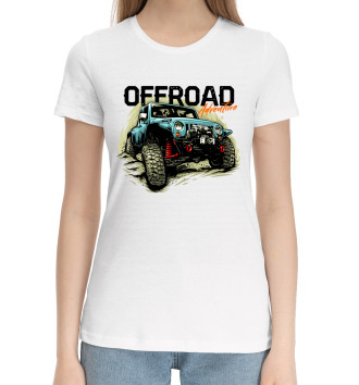 Женская Хлопковая футболка Offroad