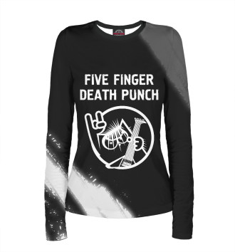 Женский Лонгслив Five Finger Death Punch / Кот