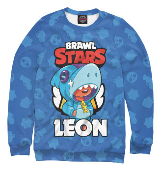 Женский Свитшот Brawl Stars Leon Shark