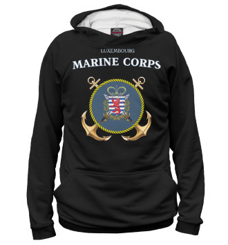 Женское Худи Luxembourg Marine Corps