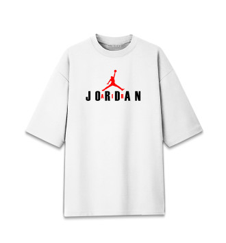 Женская Хлопковая футболка оверсайз Michael Jordan