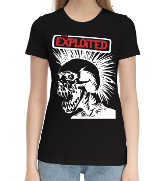 Женская Хлопковая футболка The exploited